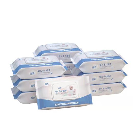 宝宝专用婴儿湿巾 大包50抽袋盖儿童清洁居家手口湿纸巾 商品图4