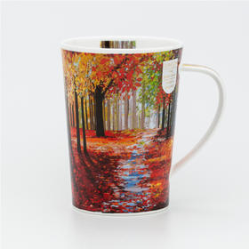 英国原产丹侬Dunoon骨瓷水杯茶杯马克杯ARGYLL型 林间小道