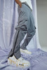 RELABEL 20AW 灰蓝色侧拉链开口抽褶皱抽绳长裤 商品缩略图5
