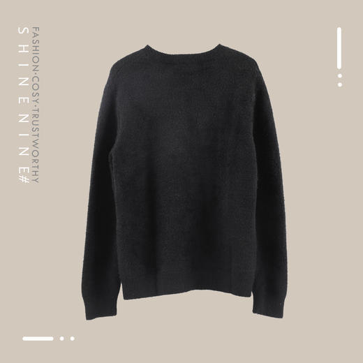 94364360柔软温暖圆领长袖针织衫 商品图3