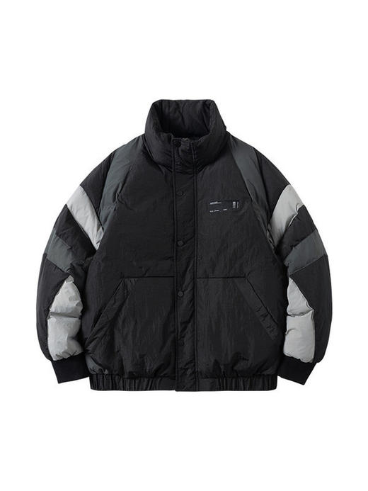 ENSHADOWER隐蔽者冬季加厚拼色羽绒服男新款潮牌立领宽松保暖外套 商品图4