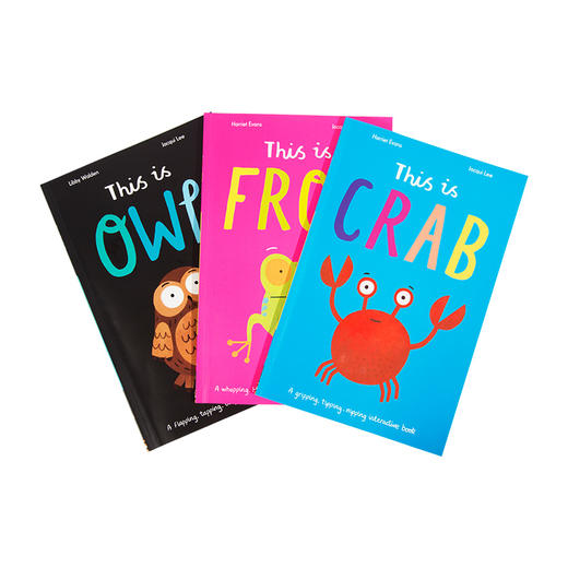 【育学园】小彼恩出品Set 39 This is “这是谁？”互动翻翻故事书 套装3册 英文原版 点读版 商品图1