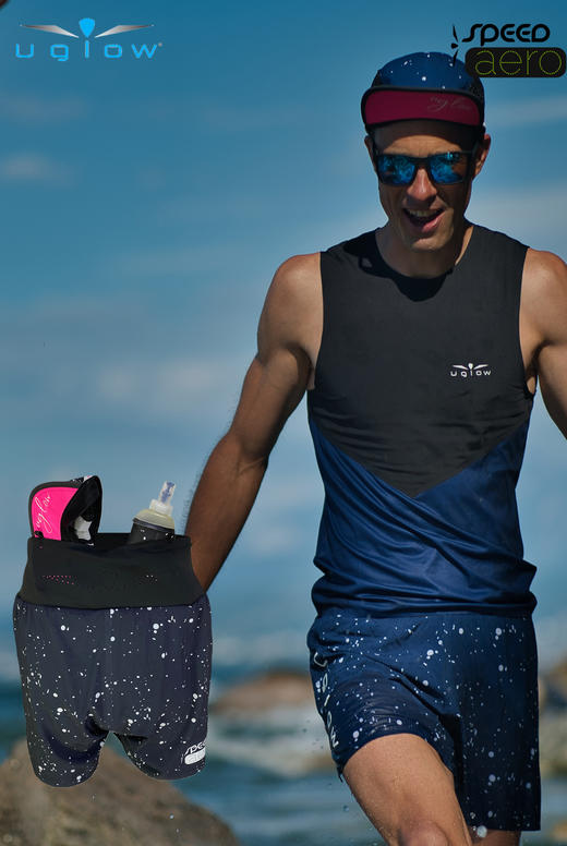 UGLOW男款带内衬五寸耐力跑短裤SHORT SPEED FREE AERO 5  ​跑马拉松比赛越野跑步健身运动 商品图0