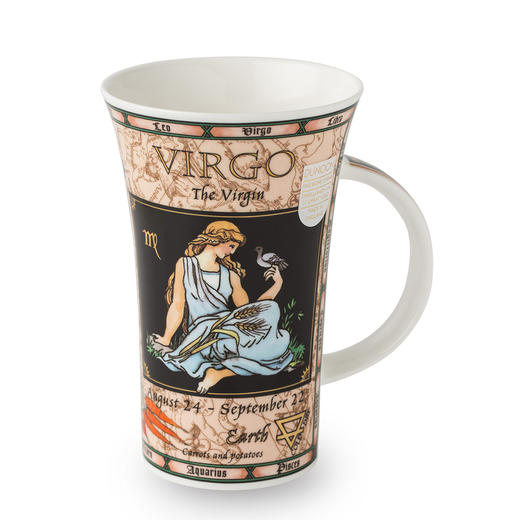 英国原产DUNOON丹侬处女座峡谷型骨瓷马克杯 黑色礼盒 商品图1