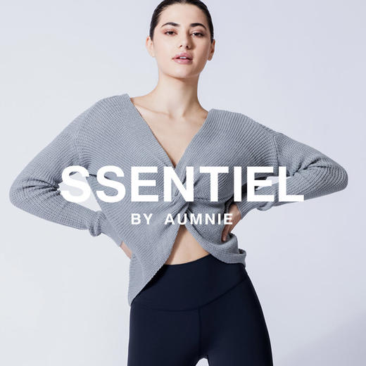 露背打结针织毛衣 / KNOTTED OPEN BACK SWEATER 商品图1