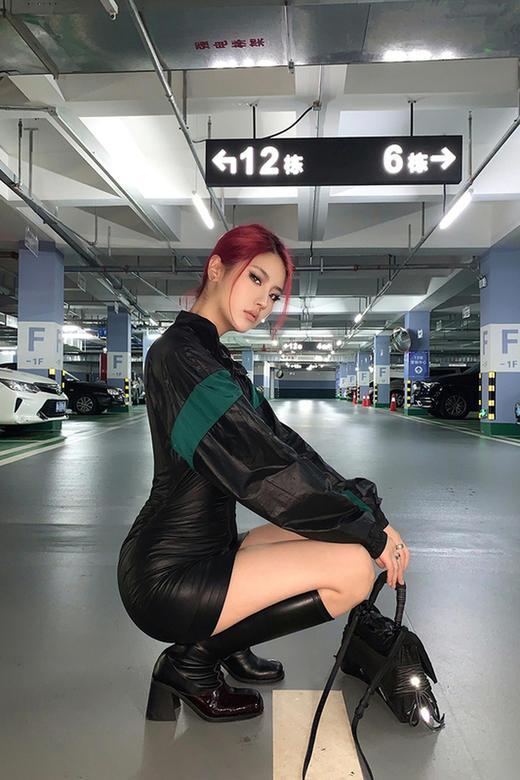 NEWA PROJECT 原创美式休闲辣妹慵懒风上衣外套宽松中长款连衣裙 商品图5