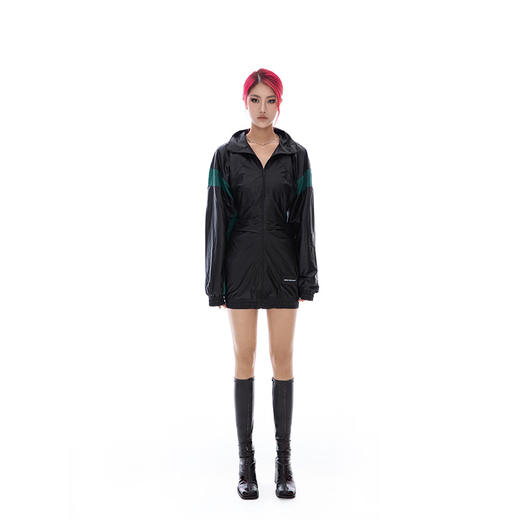 NEWA PROJECT 原创美式休闲辣妹慵懒风上衣外套宽松中长款连衣裙 商品图4