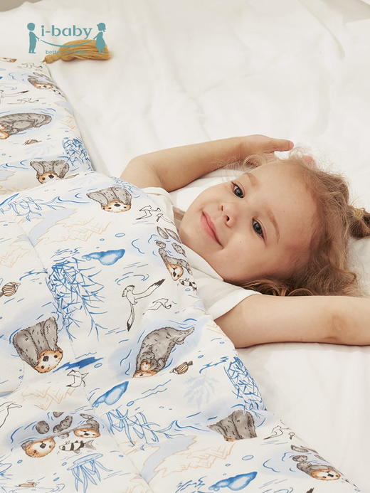 不要上架【110*140cm】i-baby儿童恒温睡被 婴幼儿被子春秋款盖被宝宝厚被褥空调被四季通用 商品图1