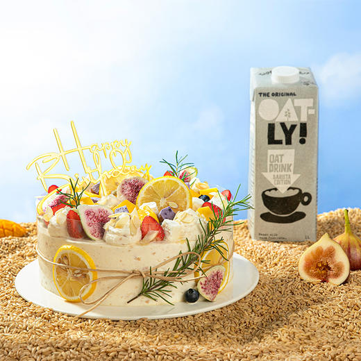 【文艺小清新】燕麦果果蛋糕，富含膳食纤维的养生蛋糕（登封幸福西饼蛋糕） 商品图1