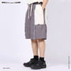 RELABEL 21SS 多层次破坏白蓝灰撞色拼接宽松休闲短裤 商品缩略图1