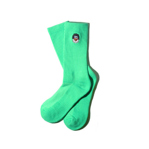 EAFINETAL.21AW漫画刺绣设计纯棉长袜 商品图3