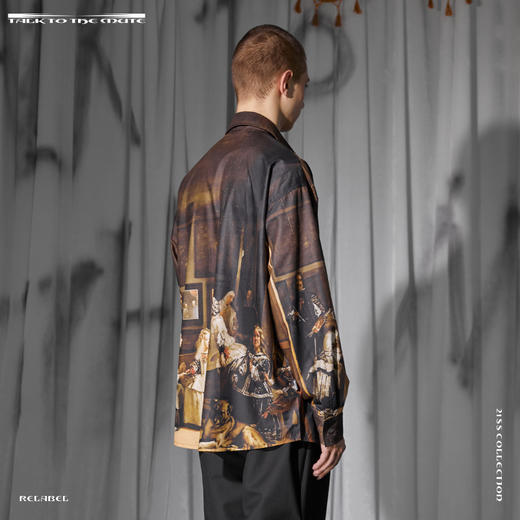 RELABEL 21SS复古油画概念满印长袖衬衣 商品图2