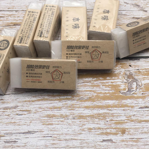 晨光本味橡皮（小）AXPN0784少屑4B不伤纸学生用美术文具 商品图1