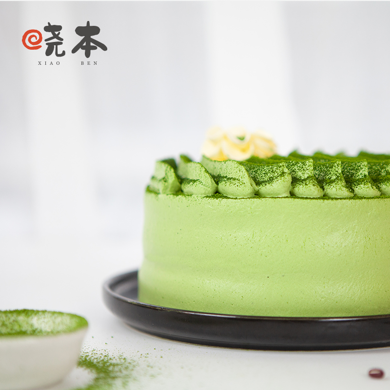椿花宇治抹茶蛋糕