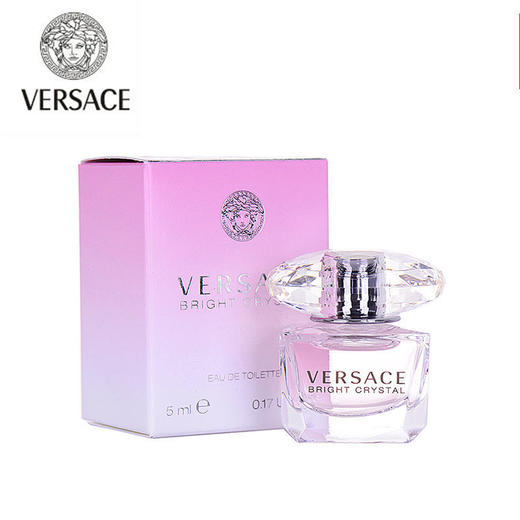 Versace范思哲bright crystal水晶粉钻女香水小样5MLq版玫瑰柑橘 商品图1