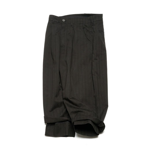 EAFINETAL.20AW春秋双裤管设计纯棉宽松纯色休闲九分裤直筒阔腿裤 商品图1