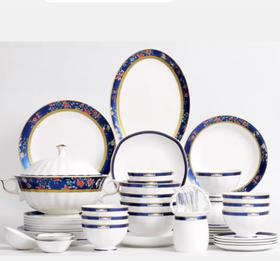 5F隆昌瓷器天51头兰亭序骨瓷餐具