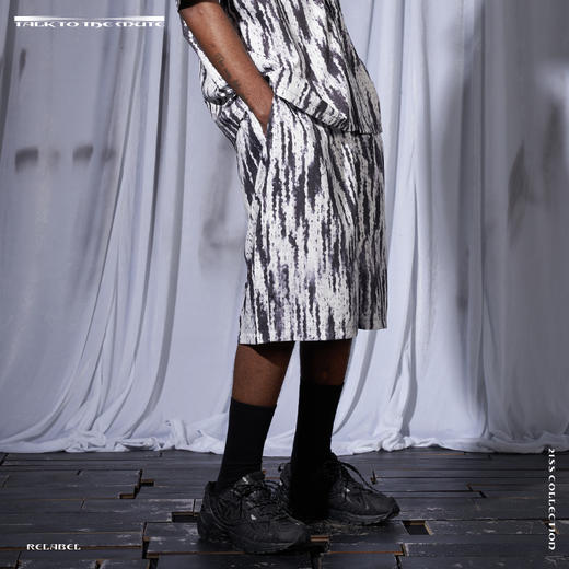 RELABEL 21SS  定织线织满印印花宽松休闲短裤 商品图2