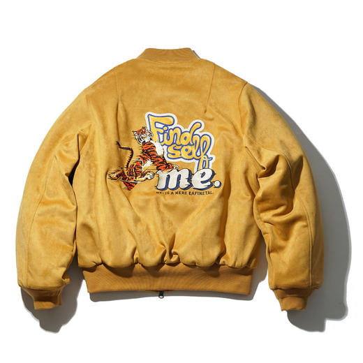 EAFINETAL.21AW新款仿麂皮羊羔绒内胆图案刺绣设计加厚外套夹克 商品图4