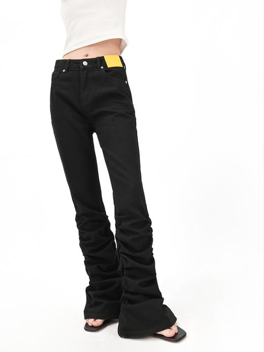 IFIK Pleated Non-stretch Jeans 无需拉腿的褶皱牛仔裤 商品图3