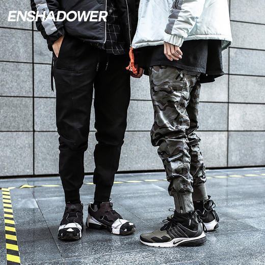 ENSHADOWER隐蔽者四代慢跑束脚潮牌休闲裤国潮迷彩工装裤男王一博 商品图0