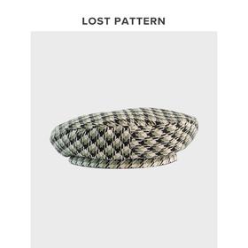 双成记千鸟格纹贝雷帽