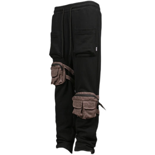 RELABEL 21SS 蜡染做旧工艺战术多口袋拼接帆布卫裤 商品图4