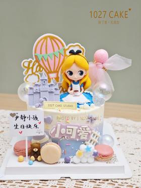 1027CAKE | 公主 紫色系 城堡