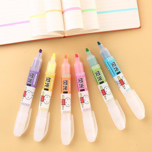 晨光荧光笔米菲MF5301标记笔彩色学生用文具记号笔划重点 商品图3