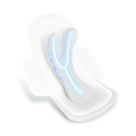 自由点 YY芯 超薄夜用卫生巾290mm 8片 商品图3