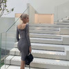 NEWA PROJECT    2021初秋高级感长袖显瘦包臀连衣裙女 商品缩略图2