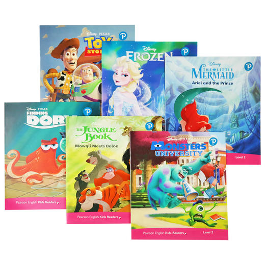 朗文培生迪士尼绘本分级阅读2级别 英文原版 Disney Kids Readers Level 2 冰雪奇缘儿童经典故事 皮克斯动画故事分级词汇 英文版 商品图0