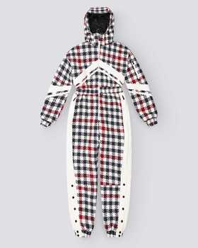 Perfect Moment - Stoke Star Gingham One Piece - Star Gingham - Snow White 女装 连体滑雪服 白色