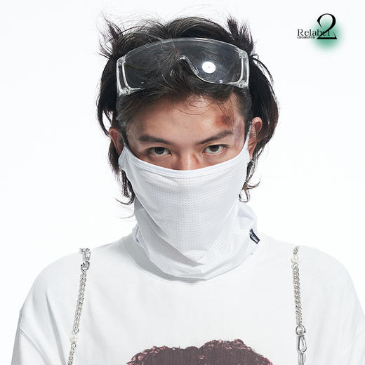 RELABEL 21AW 品牌速干挂耳隐蔽双材质防晒造型忍者面罩 商品图0