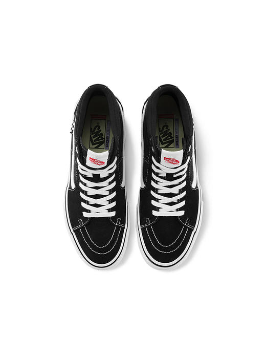 VANS黑色侧边条纹男女高帮SK8-Hi职业滑板鞋VN0A5FCCY28 商品图2