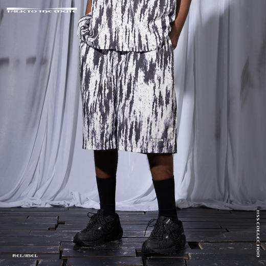 RELABEL 21SS  定织线织满印印花宽松休闲短裤 商品图3