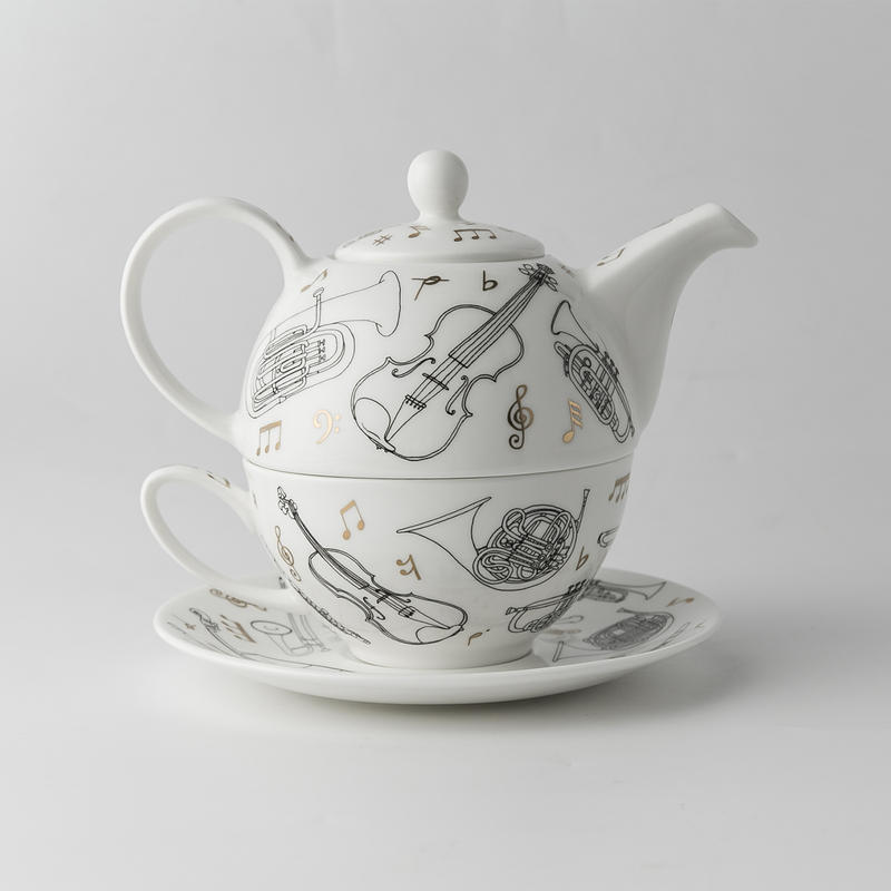 英国原产dunoon丹侬骨瓷茶杯茶壶茶具套装