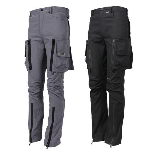 RELABEL 21SS异形多拉链可拆卸大口袋直筒工装裤 商品图4