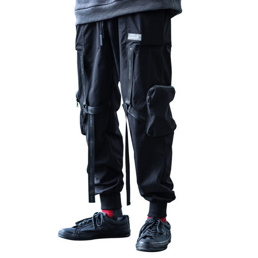 ENSHADOWER隐蔽者立体口袋飘带伞兵裤机能李现朱志鑫同款工装裤男 商品图3