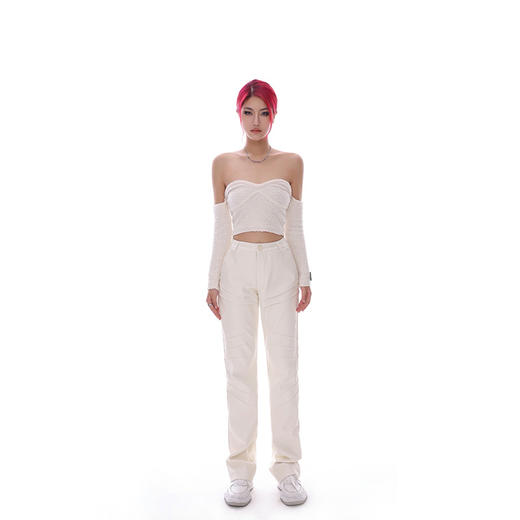 NEWA PROJECT 原创设计秋冬新款直筒高腰裤子百搭拖地长裤皮裤女 商品图4