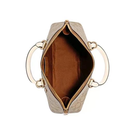 美国Coach蔻驰女士卡其色印花图案手提单肩包F2558IMDQC 商品图1