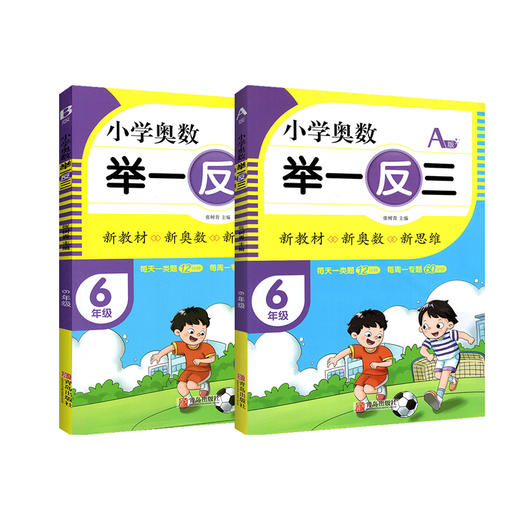 小学奥数 举一反三 6年级 AB版(全2册) 商品图0