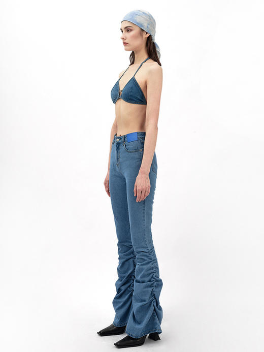 IFIK Pleated Non-stretch Jeans 无需拉腿的褶皱牛仔裤 商品图2