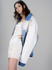 IFIK Blue Multicolor Jacket 拼接蓝天飒过男友情侣牛仔夹克外套 商品缩略图2