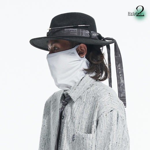 RELABEL 21AW 品牌LOGO可拆卸丝带战术定制金属扣羊毛礼帽 商品图3