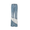 IFIK Blue 90S Flare Spliced Jeans 虽拼接但实穿的微喇牛仔裤 商品缩略图4
