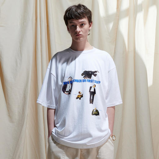 EAFINETAL.21SS新款人物主题图案印花圆领纯棉休闲宽松短袖T恤TEE 商品图2