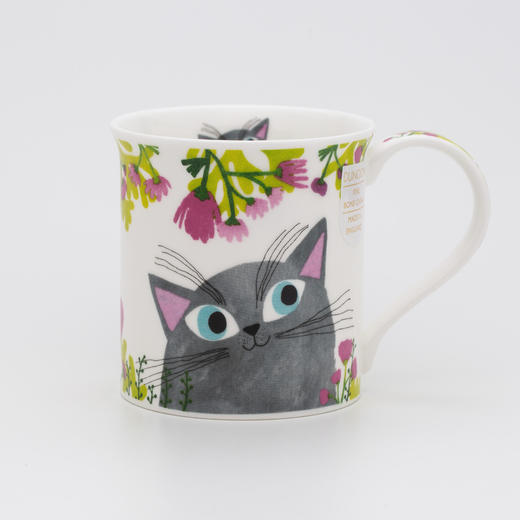英国原产丹侬Dunoon骨瓷水杯马克杯茶杯BUTE型 灵动的猫咪 商品图3