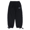 RELABEL 20AW 黑色脚口抽绳调节硅胶标设计廓形宽松长裤 商品缩略图4