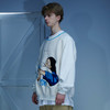 EAFINETAL.21AW新款人物主题图案毛巾绣花工艺羊羔绒拼接套头卫衣 商品缩略图2